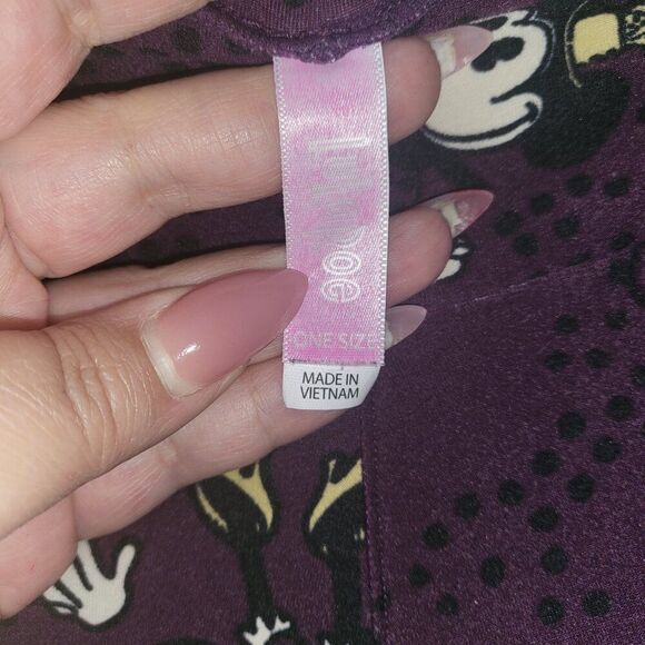 LuLaRoe Purple Minnie Mouse Leggings - Picture 4 of 5